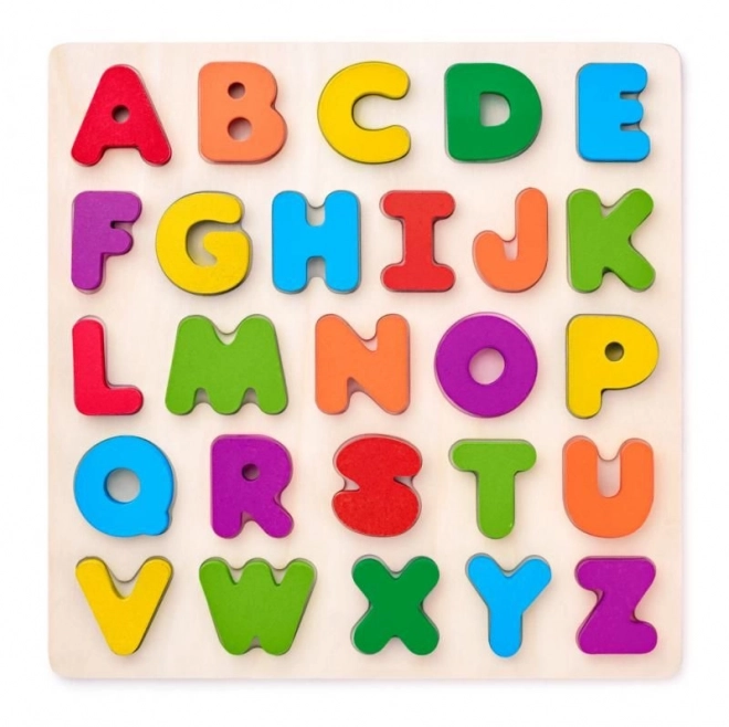 Puzzle alphabet en bois pour enfants