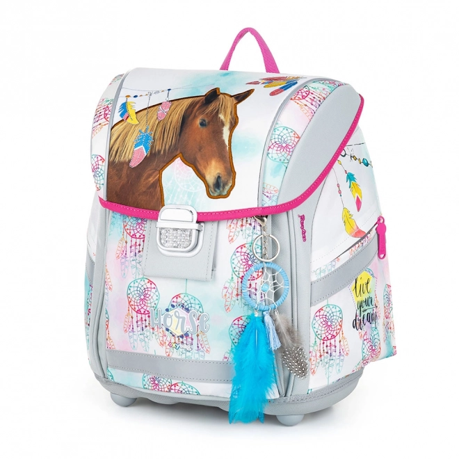 Ensemble scolaire 3 pièces PREMIUM LIGHT cheval romantique