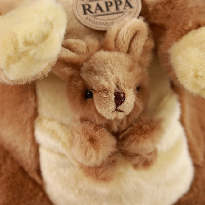 Kangourou en peluche avec petit 37 cm ECO-FRIENDLY