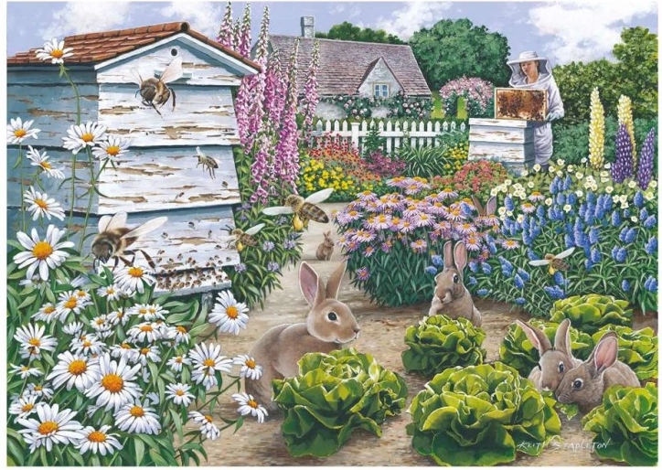 Puzzle Lapins gourmands 500 pièces