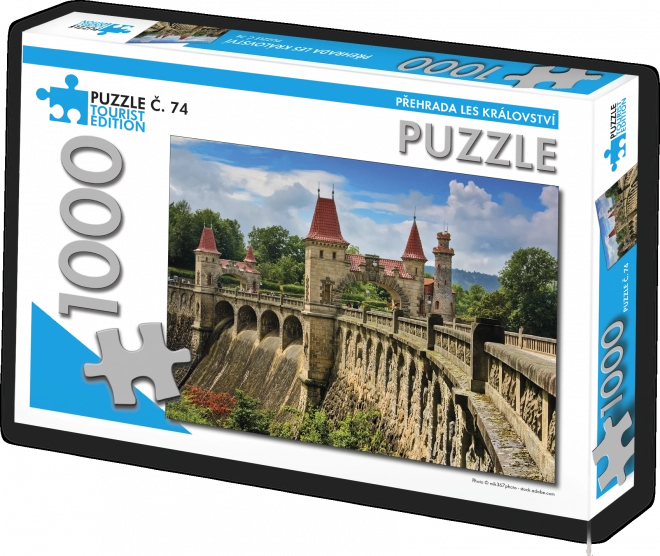 Puzzle Barrage Forêt du Royaume 1000 pièces - Édition Touristique