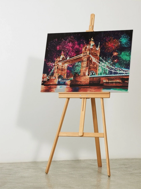 Peinture par numéros Pont 50x40 cm