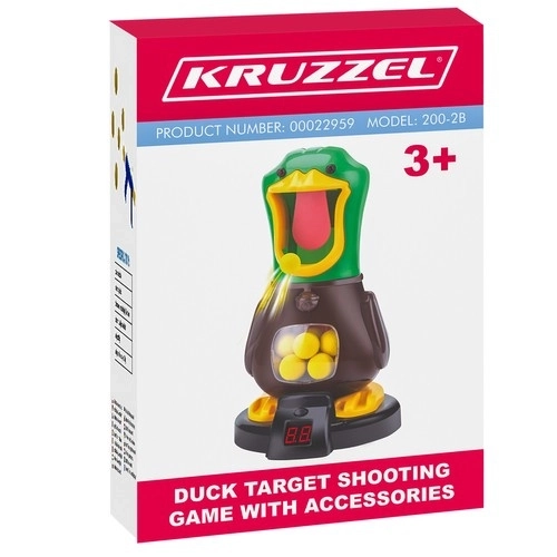 Tir sur cible avec le canard affamé
