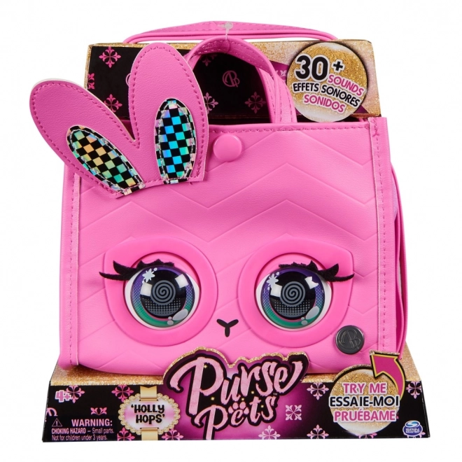 Sac interactif Purse Pets lapin