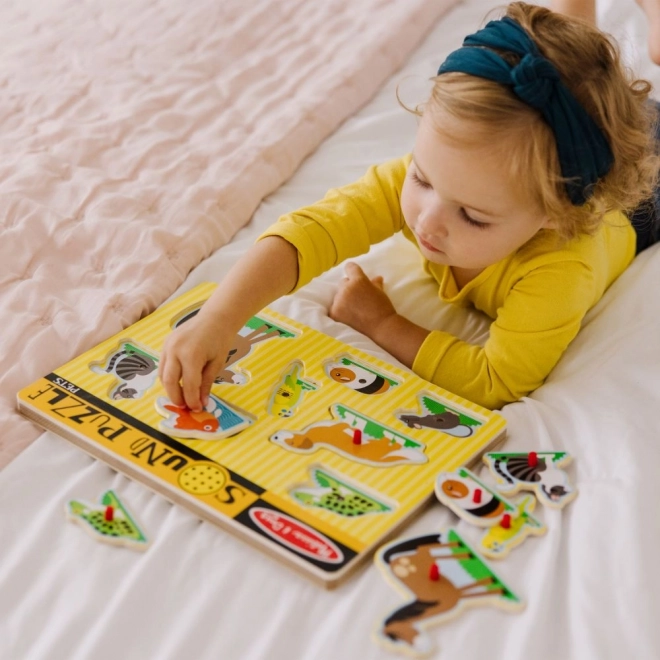 Puzzle sonore - Animaux domestiques