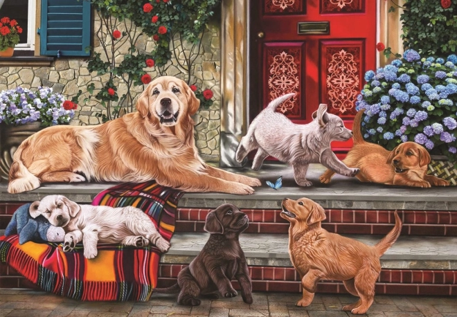 Puzzle famille de chiens 260 pièces ANATOLIAN