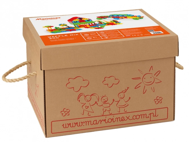 Blocs de construction Marioinex Waffle 200 pcs