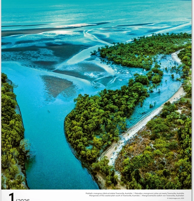 Calendrier mural Eau 2026