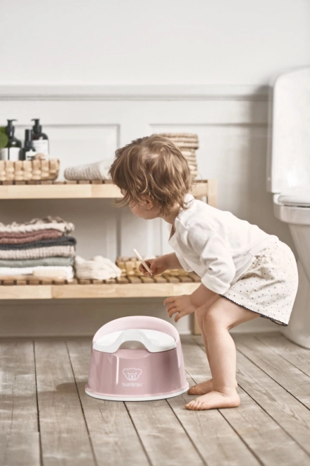 Babybjörn pot Smart bleu – Rose fanée
