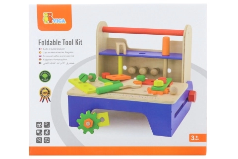 Ensemble à visser en bois avec outils