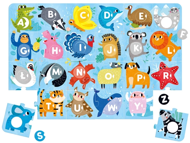 CzuCzu grands puzzles avec trou Alphabet