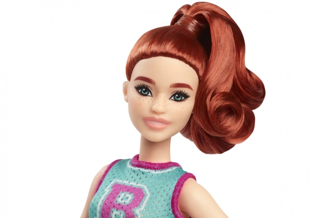 Poupée Barbie Fashionistas en tenue de pom-pom girl mignonne