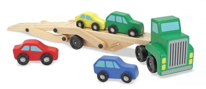Camion avec remorque