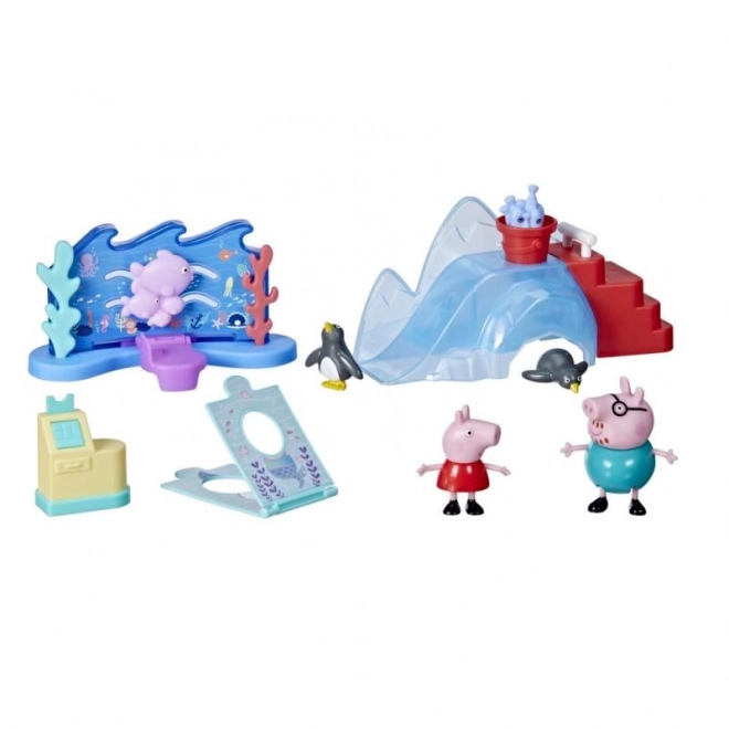 Ensemble de figurines Peppa Pig - Aventures à l'aquarium