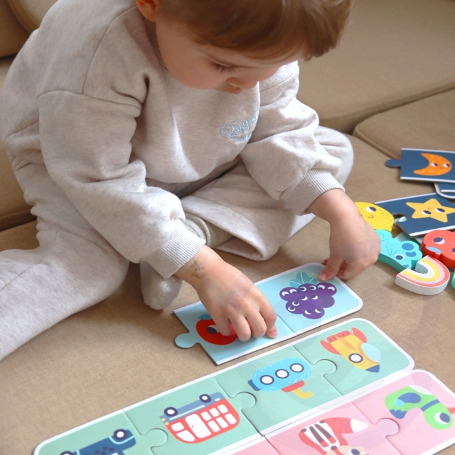 Woopie Green Pexeso en bois - Puzzle tactile