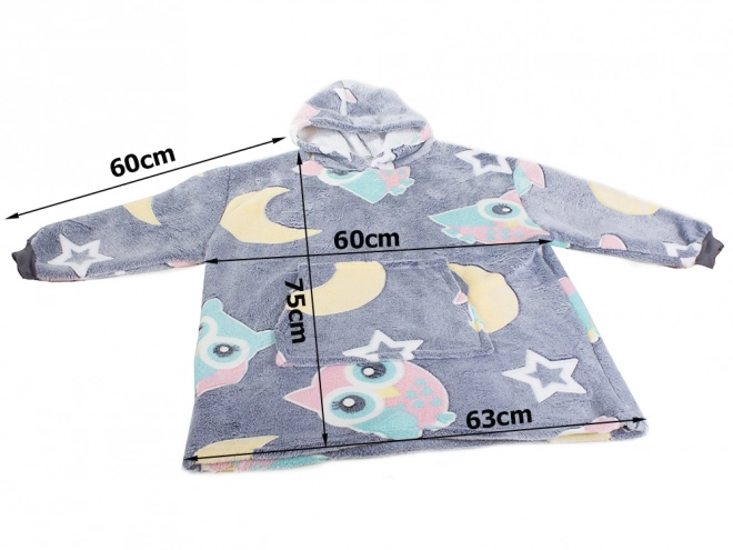Sweat à capuche pour enfant chaud et lumineux