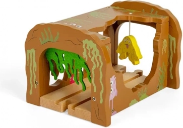 bigjigs rail tunnel en bois monstres