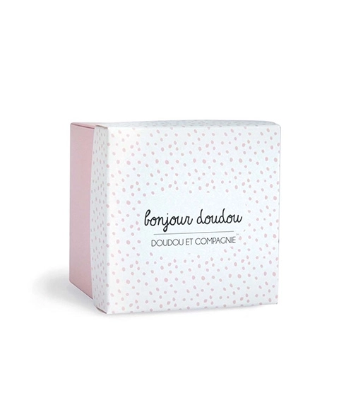Doudou Lapin avec Couverture Câlin Rose Coffret Cadeau