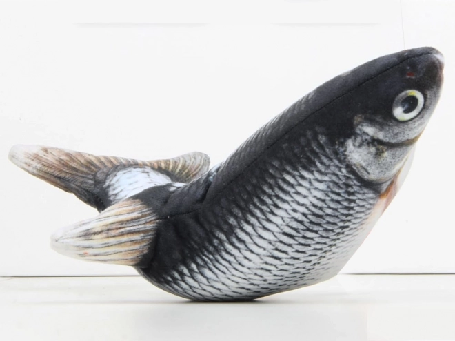 Mascotte poisson avec queue mobile