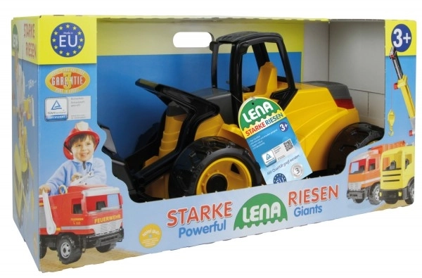 Grand chargeur jaune-noir Giga Trucks