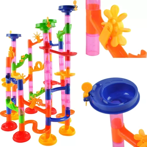 Kruzzel Circuit à billes 105 pièces