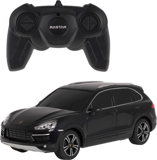 Voiture R/C 1:24 Porsche Cayenne Turbo Rastar – Noire