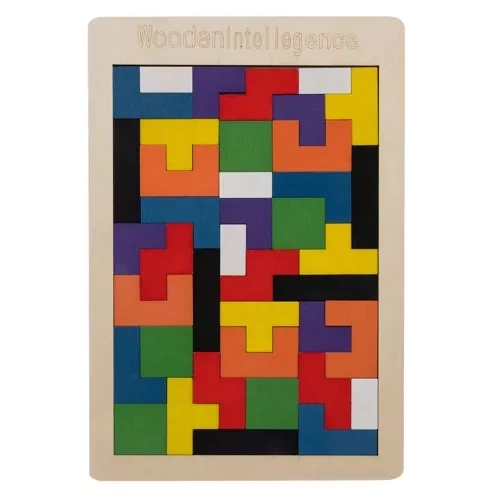 Puzzle en bois / tetris Kruzzel 22667