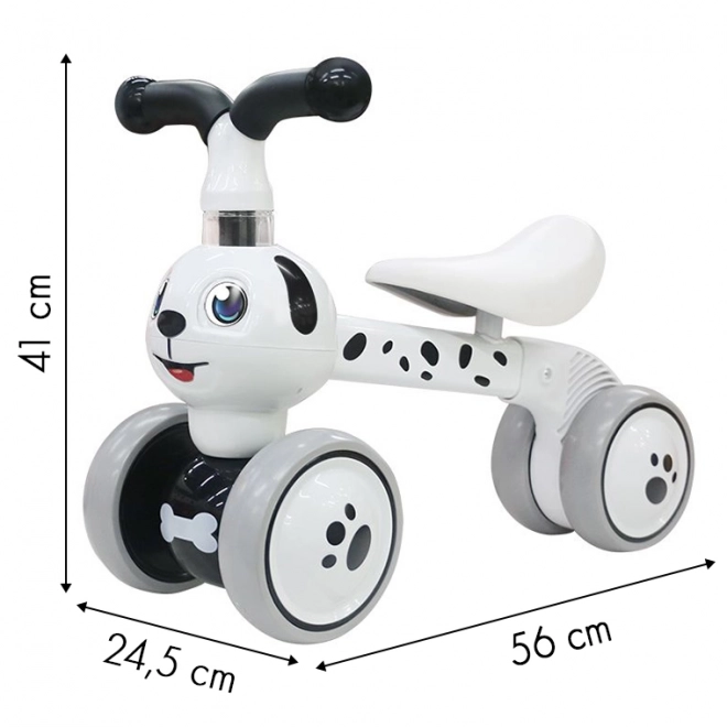 ECOTOYS Trotteur Chien blanc