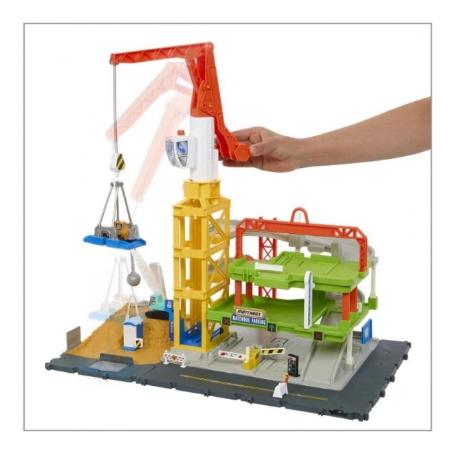 Zone de construction Matchbox avec lumières et sons