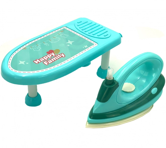 Jouet de repassage pour enfants Happy Family 2 en 1