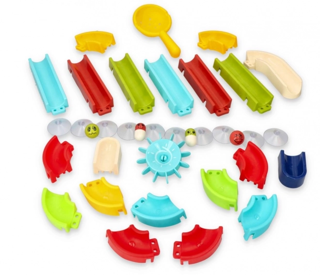 Circuit de billes pour la baignoire
