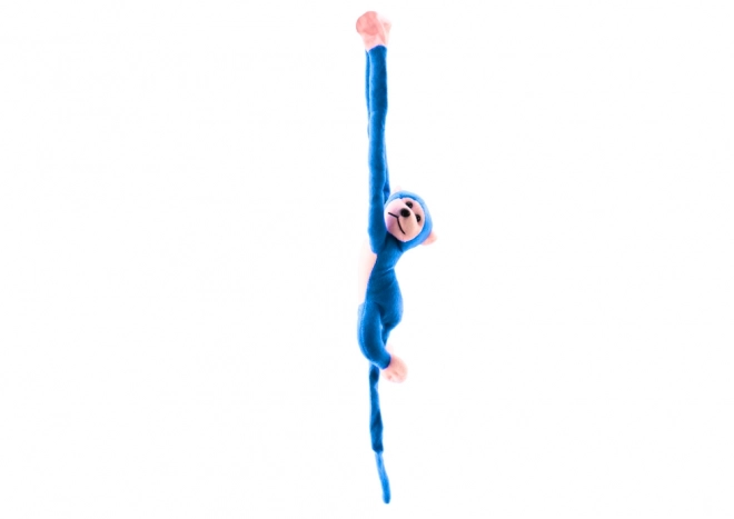 Mascotte en peluche Singe avec son Bleu 60 cm