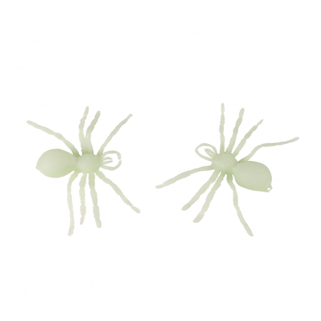 Décoration araignée lumineuse dans le noir 2 pcs