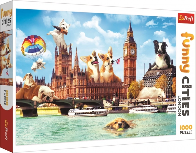 Puzzle 1000 pièces Chiens à Londres