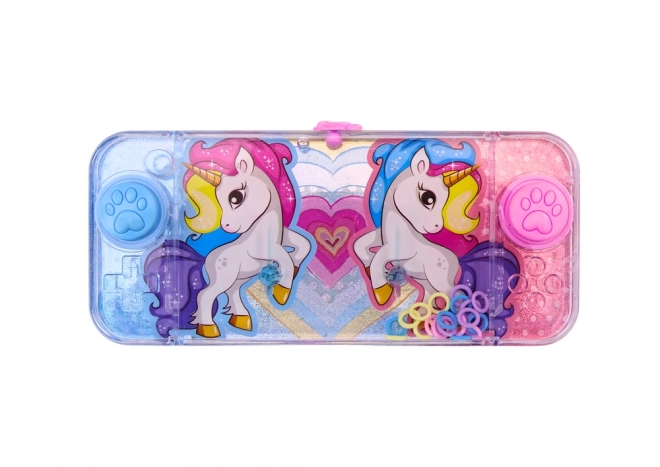 Jeu d'arcade sur console d'eau Pink Unicorn Pad Wheels