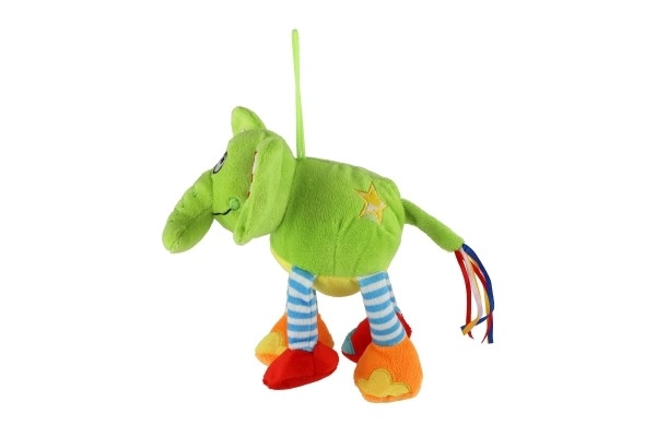 Éléphant en peluche coloré