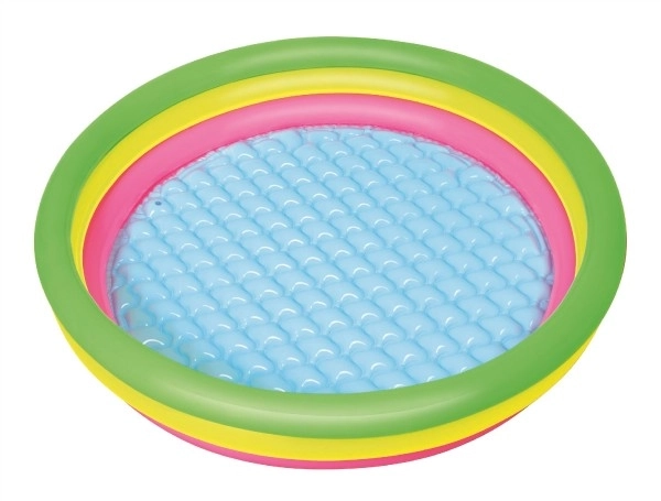 Piscine pour enfants gonflable colorée 152x30cm en boîte 30x24x7cm 2+