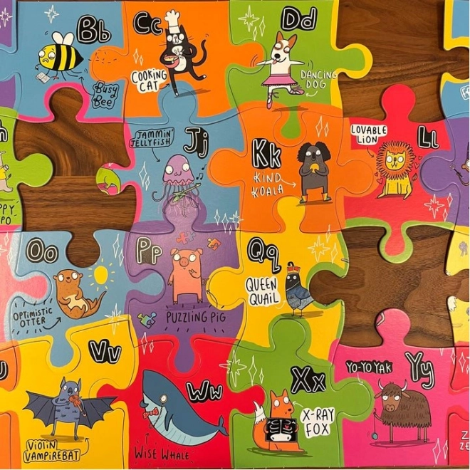 Gibsons grands puzzles de sol alphabet original pour enfants