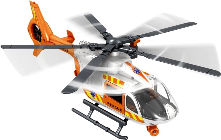 Rotors rotatifs et cockpit détaillé