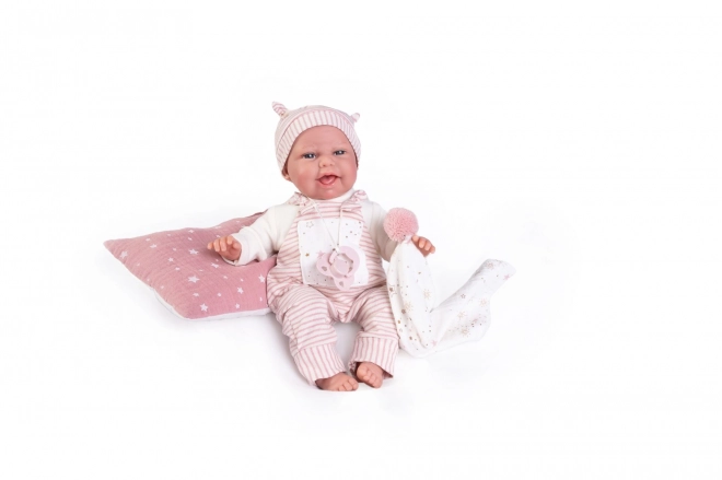 Antonio Juan 70252 CLARA - poupée réaliste bébé avec sons et corps en tissu doux - 34 cm