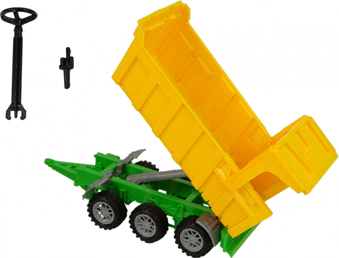 Benne basculante et hayon arrière ouvrant