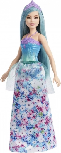 Longue jupe fleurie avec une couche de tulle