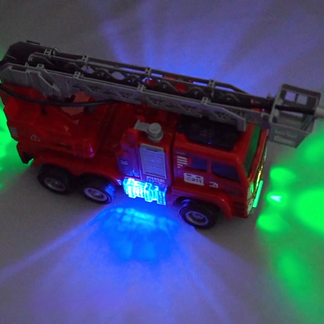 Camion de Pompiers Interactif avec Échelle Mobile