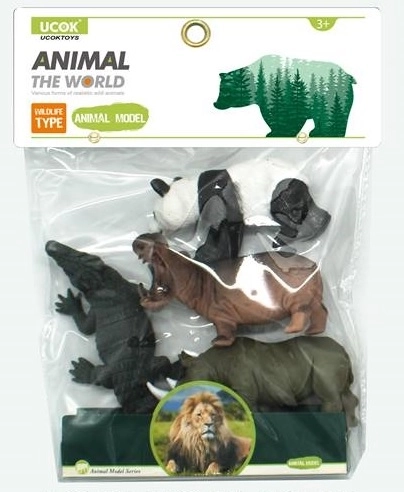 Ensemble de figurines d'animaux 4 pcs 12,5 cm