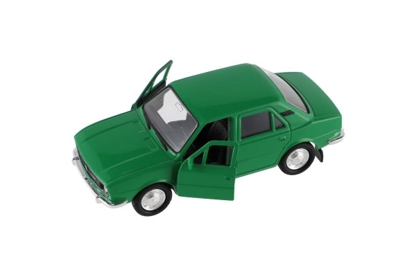Auto Welly Škoda 105L métal/plastique 11cm 1:34-39 en roue libre 4 couleurs en boîte 15x7x7cm