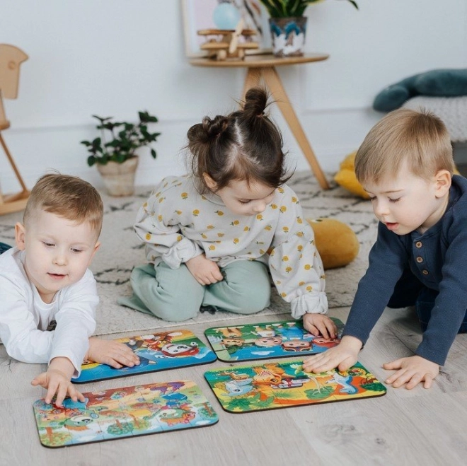 Puzzle en bois Wesoły CoComelon 24 pièces