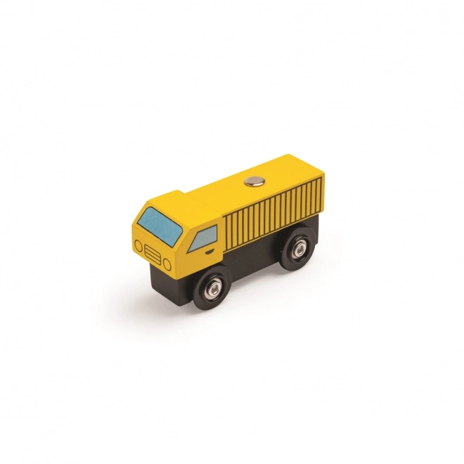 Bigjigs Rail Circuit en bois avec route de campagne 80 pièces