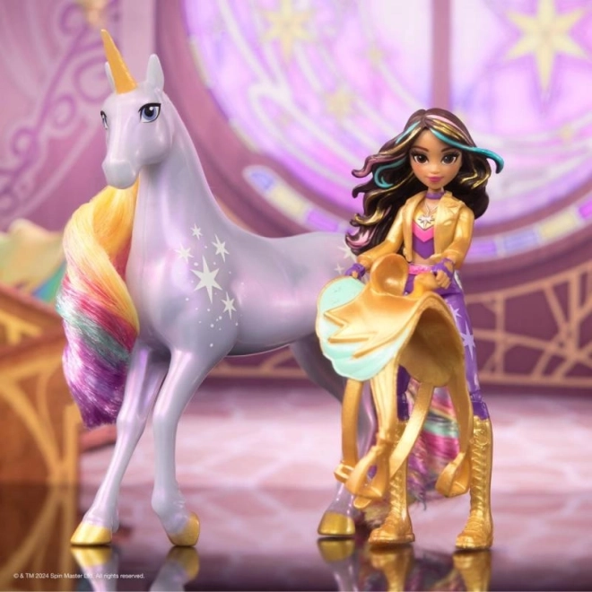 Figurines de l'académie des licornes 11 cm sophia et wildstar