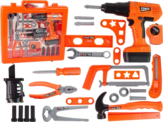 Set de bricolage Tournevis Batterie Marteau Scie