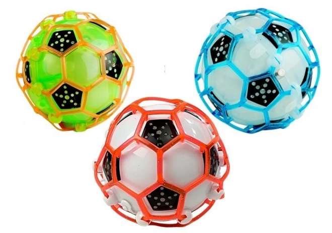 Ballon de football sautant lumineux pour enfants avec sons